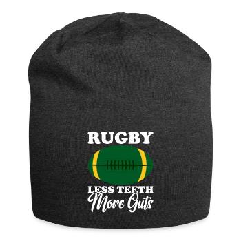 Rugby Geschenk Rugbyspieler Rugby Coach - Jersey-Beanie - Anthrazit - Vorne