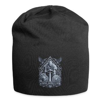 Shield Maiden Valhalla Design Norse Mythology - Jersey Beanie - black - Front