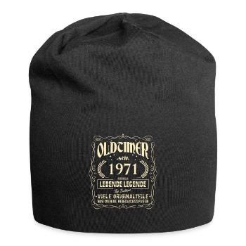 Oldtimer 1971 Geburtstag Lebende Legende Vintage - Jersey-Beanie - Schwarz - Vorne