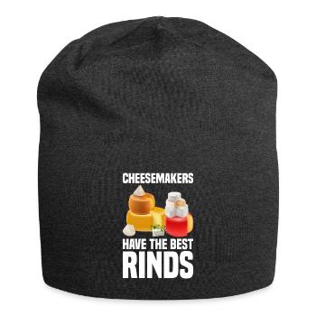 Cheesemaker Dairy Cheese maker Dairy technologist Cheese - Jersey Beanie - charcoal grey - Front