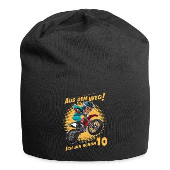 Dégagez! J’ai déjà 10 ans d’anniversaire - Bonnet en jersey - noir - Devant