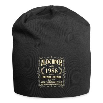Oldtimer 1988 Geburtstag Lebende Legende Vintage - Jersey-Beanie - Schwarz - Vorne