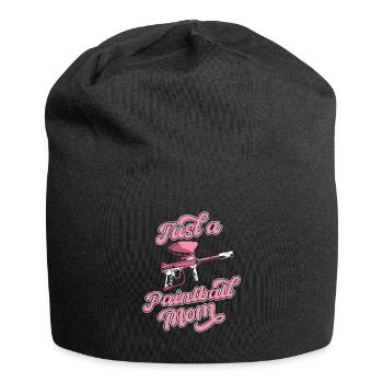 Paintball Just A Paintball Mom - Jersey-Beanie - Schwarz - Vorne
