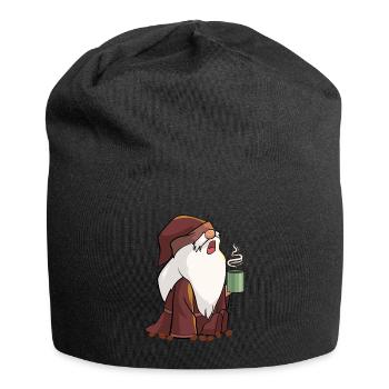 Tired Gnome Coffee Drinker Coffee - Jersey Beanie - black - Front