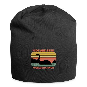 Cacher Chercher Champion Nessie Loch Ness Cryptide - Bonnet en jersey - noir - Devant