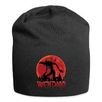 Cryptid Monsters Folk Wendigo Cryptid Creepy - Jersey Beanie - black - Front
