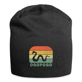 Ogopogo Rétro Lac Monstre Cryptide - Bonnet en jersey - noir - Devant