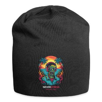 Zombi Chillout Vibes Design Relaxed and Stylish - Jersey Beanie - black - Front