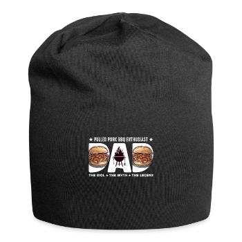 Pulled Pork BBQ Enthusiast Dad The Idol Meat Lover - Jersey Beanie - black - Front