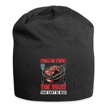 Pulled Pork The Meat That Barbecue Meat Lover - Jersey Beanie - black - Front