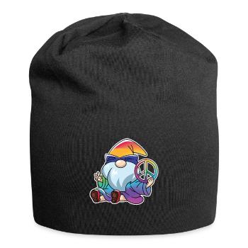 Peace Gnome Gnome Dwarves LGBTQ+ - Jersey Beanie - black - Front