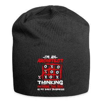 Architecte Architecture - Bonnet en jersey - noir - Devant