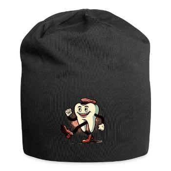 Tooth Decay Tooth Funny Halloween - Jersey Beanie - black - Front