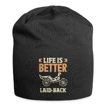 Funny Bike Sport Cycling Recumbent Bike - Jersey-Beanie - Schwarz - Vorne