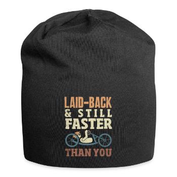 Funny Bike Sport Cycling Recumbent Bike - Jersey-Beanie - Schwarz - Vorne