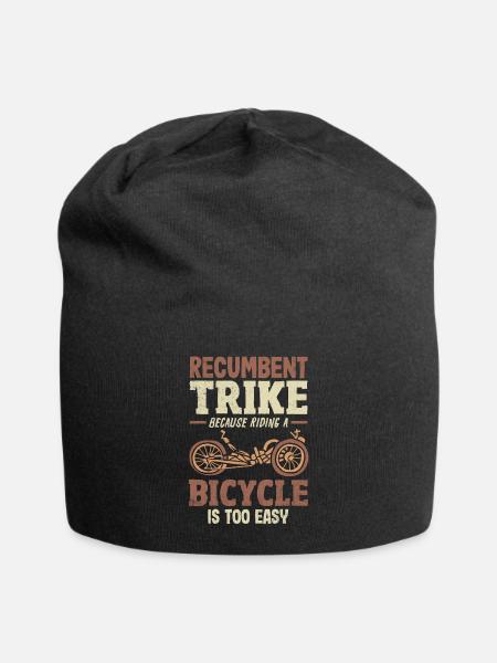 Funny Bike Sport Cycling Recumbent Bike - Jersey-Beanie - Schwarz