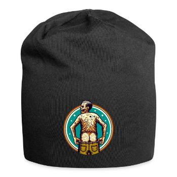 Funny Undead Butt Halloween Costume Decoration - Jersey Beanie - black - Front