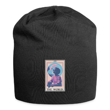 Tarot Card Tarot Card The World - Jersey Beanie - black - Front