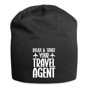Tourism clerk Travel agency - Jersey Beanie - black - Front