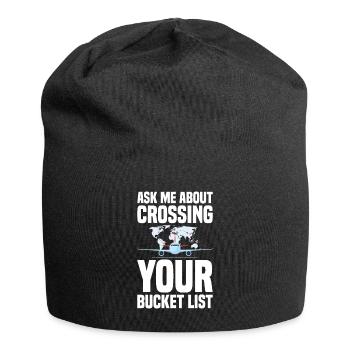 Tourism clerk Travel agency - Jersey Beanie - black - Front