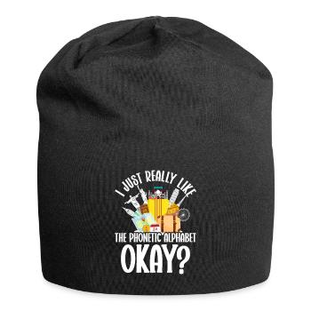 Tourism clerk Travel agency - Jersey Beanie - black - Front