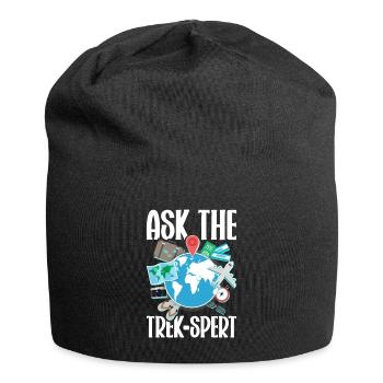 Tourism clerk Travel agency - Jersey Beanie - black - Front