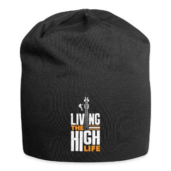 Tower Climber Technician Tower Worker - Jersey Beanie - black - Front
