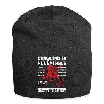 Samouraï Ronin épée guerrier de combat cadeau - Bonnet en jersey - charbon - Devant