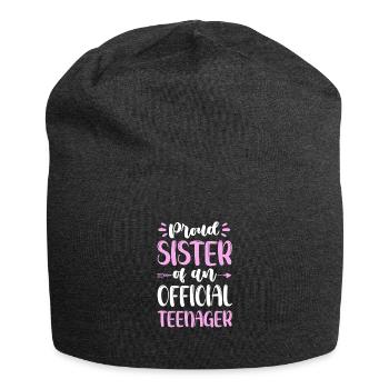 Teenager Teenie Teen Teens Teeny Geschenk - Jersey-Beanie - Anthrazit - Vorne