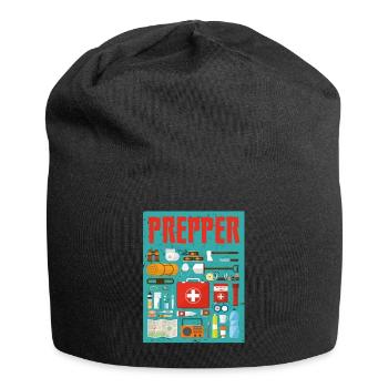 Doomsday Prepper Survivant de l’Apocalypse - Bonnet en jersey - noir - Devant