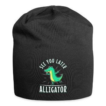 See You Later Alligator - Jersey Beanie - black - Front