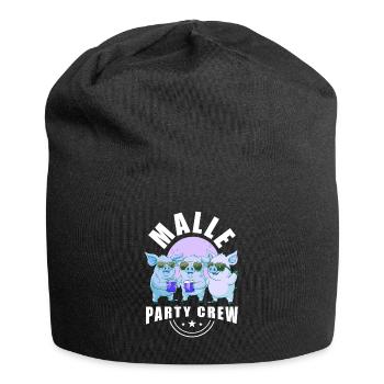 Malle Party Crew Lustig Bier Mallorca - Jersey-Beanie - Schwarz - Vorne