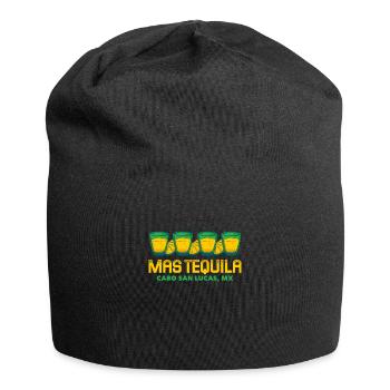 Tequila Sunrise Saufen Party Mexiko Geschenk - Jersey-Beanie - Schwarz - Vorne