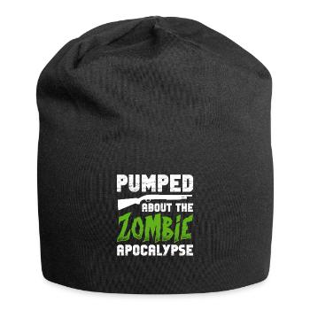 Zombie Zombie-Jäger Zombieapokalypse Geschenk - Jersey-Beanie - Schwarz - Vorne