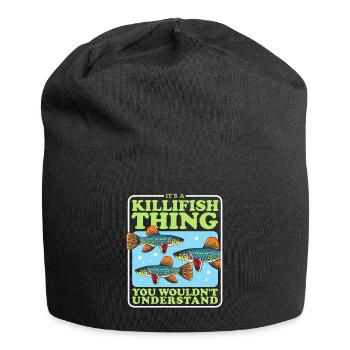 Killifish Fish Egg-laying Toothcarp Gifts - Jersey Beanie - black - Front