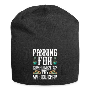 Goldsmith Gold Jewelry Manufacturer Gold Jewelry - Jersey Beanie - charcoal grey - Front