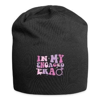 Junggesellin Jungesellinnenabschied Braut - Jersey-Beanie - Schwarz - Vorne