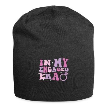 Junggesellin Jungesellinnenabschied Braut - Jersey-Beanie - Anthrazit - Vorne