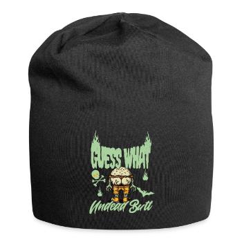 Halloween Kostüm Deko Unheimliche Verkleidung - Jersey-Beanie - Schwarz - Vorne