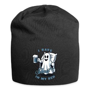 Funny Ghost Saying Halloween Costume - Jersey Beanie - black - Front