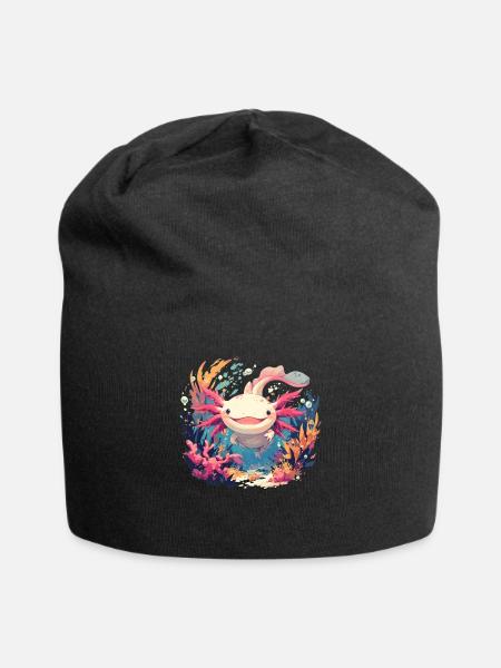 Axolotl - Bonnet en jersey - noir