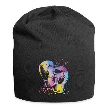 Boxing Fighter Kids Boxing Match Boxer - Jersey Beanie - black - Front