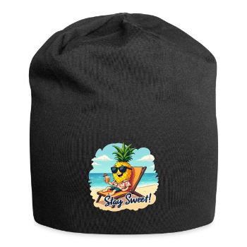 ANANAS - Bonnet en jersey - noir - Devant