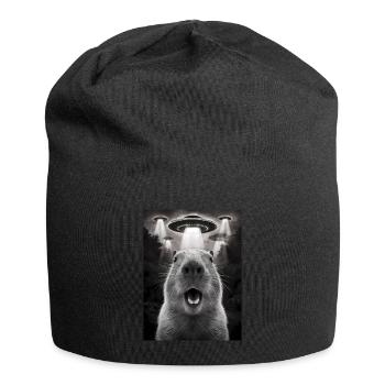 Capybara Selfie OVNI Extraterrestres Drôles D’animaux Photos - Bonnet en jersey - noir - Devant