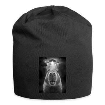 Capybara Selfie OVNI Extraterrestres Drôles D’animaux Photos - Bonnet en jersey - noir - Devant
