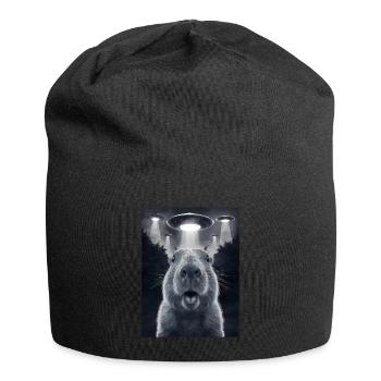 Capybara Selfie OVNI Extraterrestres Drôles D’animaux Photos - Bonnet en jersey - noir - Devant