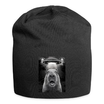 Capybara Selfie OVNI Extraterrestres Drôles D’animaux Photos - Bonnet en jersey - noir - Devant