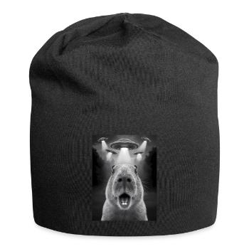 Capybara Selfie OVNI Extraterrestres Drôles D’animaux Photos - Bonnet en jersey - noir - Devant