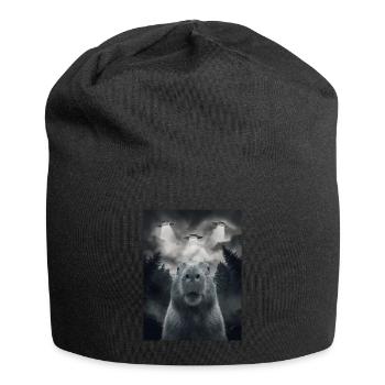 Capybara Selfie OVNI Extraterrestres Drôles D’animaux Photos - Bonnet en jersey - noir - Devant