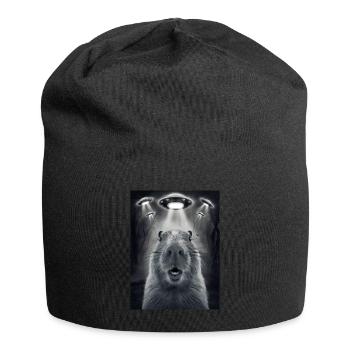 Capybara Selfie OVNI Extraterrestres Drôles D’animaux Photos - Bonnet en jersey - noir - Devant